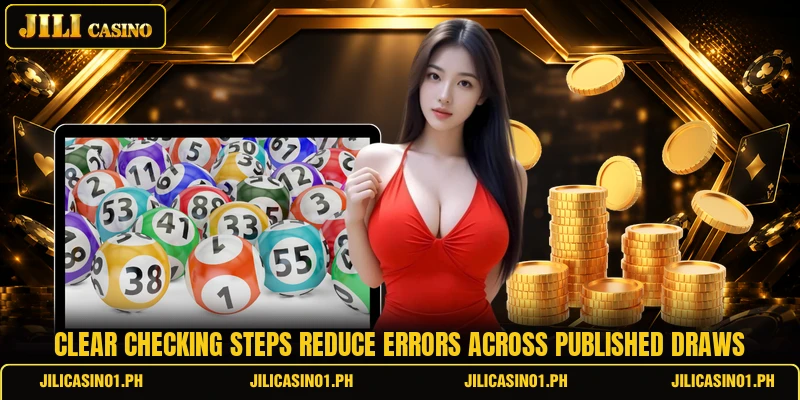 Clear checking steps reduce errors across published draws