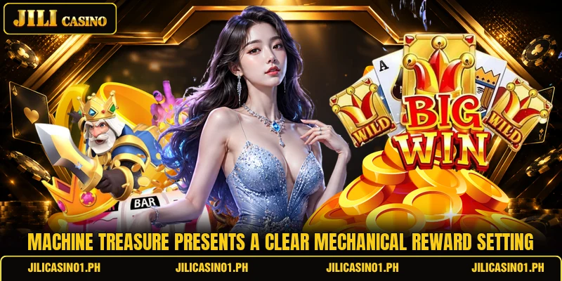 Machine Treasure presents a clear mechanical reward setting