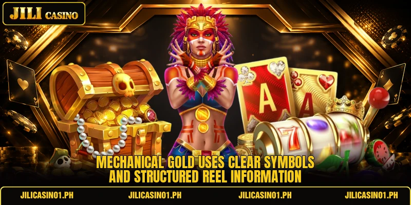 Mechanical Gold uses clear symbols and structured reel information