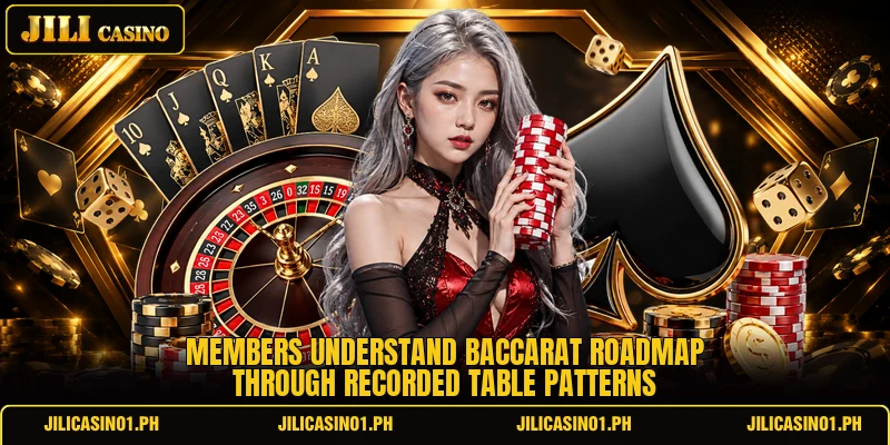 Members understand baccarat roadmap through recorded table patterns Members understand baccarat roadmap through recorded table patterns