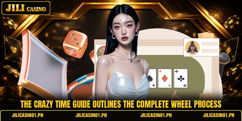 The crazy time guide outlines the complete wheel process