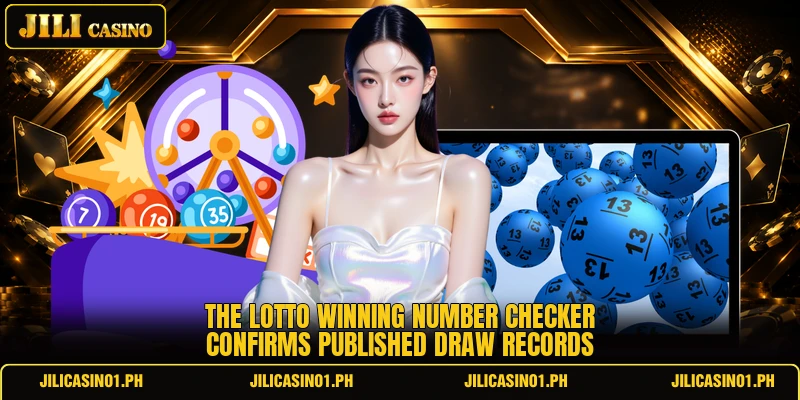 The lotto winning number checker confirms published draw records