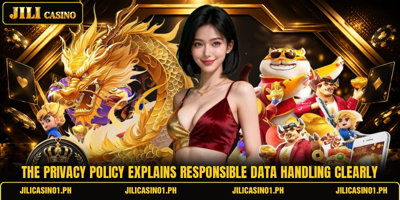 The privacy policy explains responsible data handling clearly The privacy policy explains responsible data handling clearly
